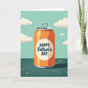 Schöner Vatertag Orange Karte