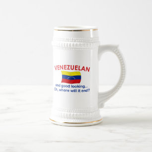 Schöner Venezolaner Bierglas