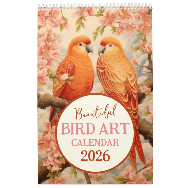 Schöner Vogel Art 2026 Kalender (Titelbild)