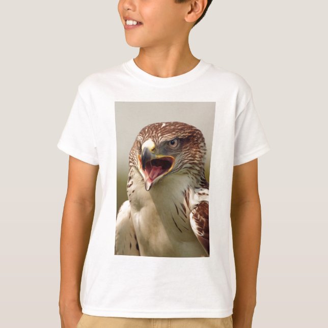 Schöner Vogel des Prey Kids Tee Shirts (Vorderseite)
