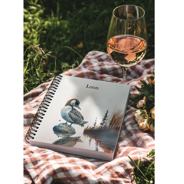 schöner Wallon auf einem Felsen in Aquarell Notizblock (Von Creator hochgeladen)