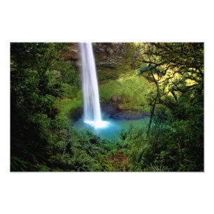 Schöner Wasserfall Fotodruck