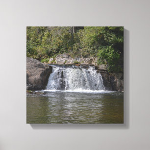 Schöner Wasserfall im Appalachen Leinwanddruck