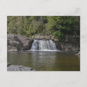 Schöner Wasserfall im Appalachen Postkarte