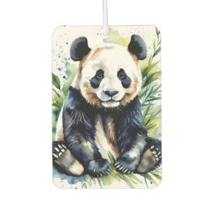 Schöner Wasserfarben-Panda-Bär Autolufterfrischer