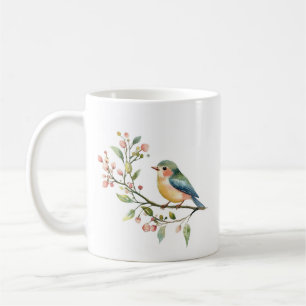 Schöner Wasserfarben-Vogel Kaffeetasse