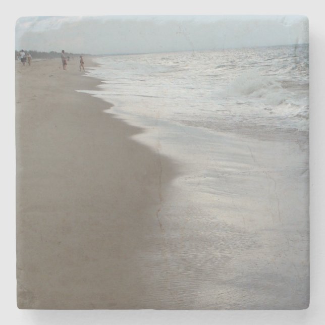 Schöner Waves Marmor Untersetzer (Vorderseite)