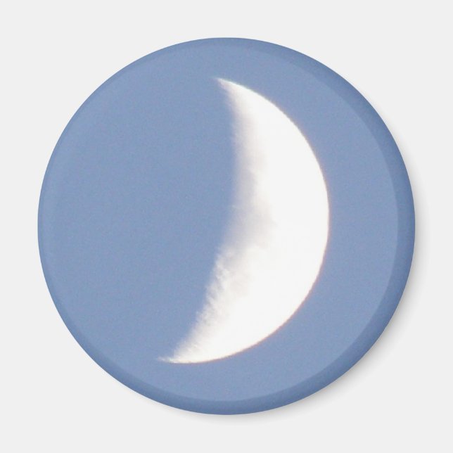 Schöner Waxcrescent Moon im Daylight Magnet (Vorne)
