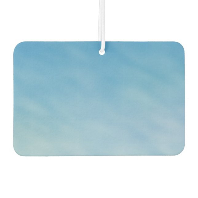 Schöner, weicher blauer Himmel mit traumhaften Wol Autolufterfrischer (Vorderseite)