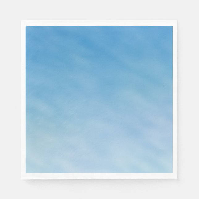 Schöner, weicher blauer Himmel mit traumhaften Wol Serviette (Vorderseite)