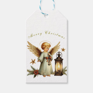 Schöner Weihnachtsangel Geschenkanhänger