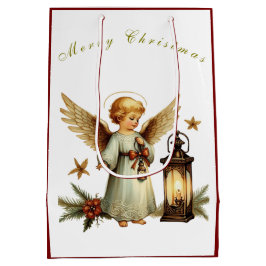 Schöner Weihnachtsangel Mittlere Geschenktüte