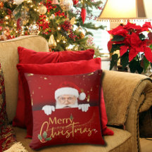 Schöner Weihnachtsmann Merry Christmas Red