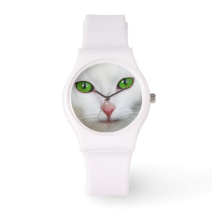 Schöner weißer armbanduhr
