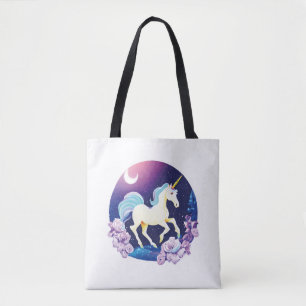Schöner, weißer Einhornstiefel Tasche