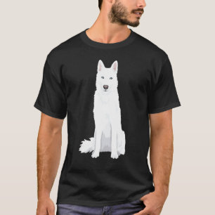 Schöner weißer sibirischer Husky Sweet White Snow T-Shirt