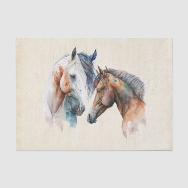 Schöner Western Boho Style Seidenpapier (Vorderseite)