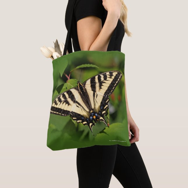 Schöner Western Tiger Frack Butterfly Tasche (Von Nahem)