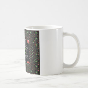 Schöner Whirlpool-Hintergrund Druckvektor Kaffeetasse