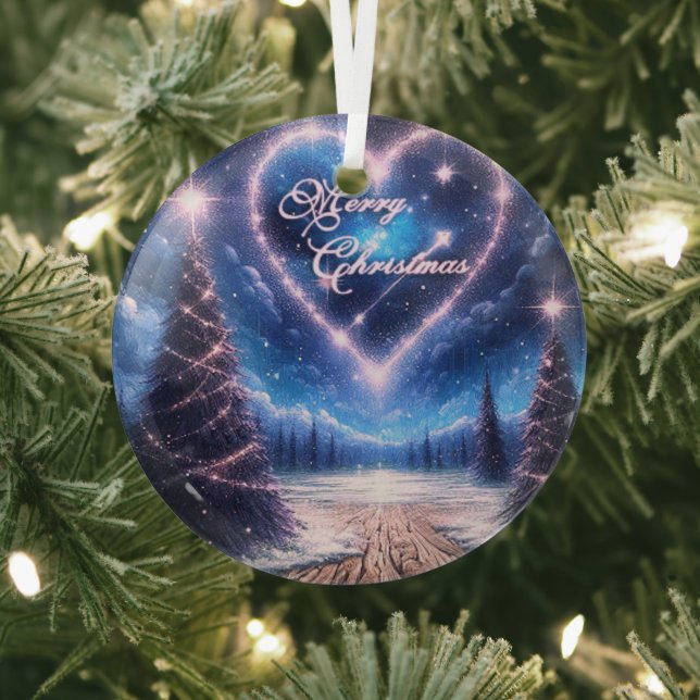 Schöner Winter Frohe Weihnachtsdekoration Ornament Aus Glas (InSitu)