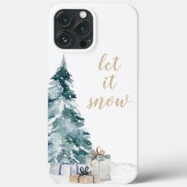 Schöner Winter Snowy Weihnachtsbaum Case-Mate iPhone Hülle