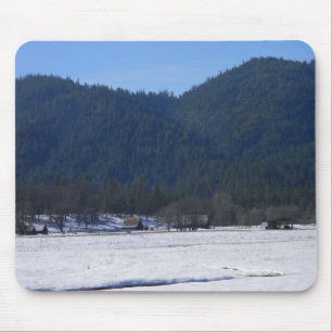 Schöner winterlicher Tag.. Mousepad