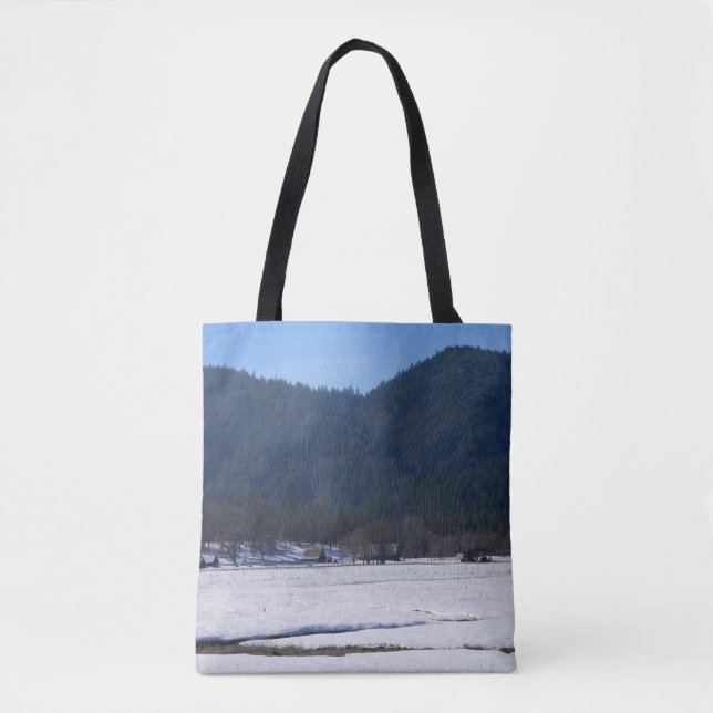 Schöner winterlicher Tag.. Tasche (Vorderseite)