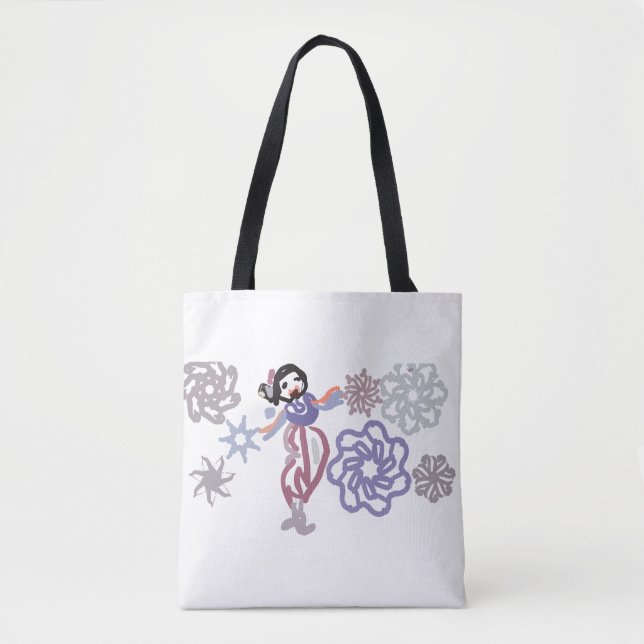Schöner Wintertanz Tasche (Vorderseite)
