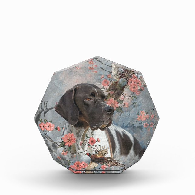 Schöner Zeiger mit Fasan Fotoblock (Vorderseite)