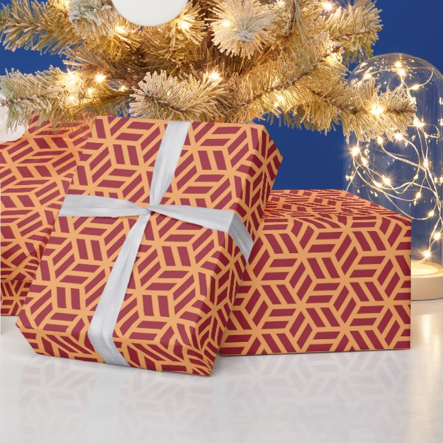 Schöner, zeitgenössischer Premium Bachelor Pa Geschenkpapier (Feiertage)