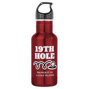 Schönes 19. Loch Wasserflasche Geschenk für Golfsp