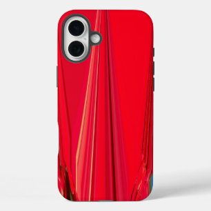 Schönes Abstraktes Design der Roten Textur iPhone 16 Plus Hülle