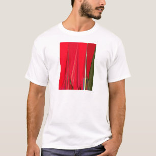 Schönes Abstraktes Design der Roten Textur T-Shirt