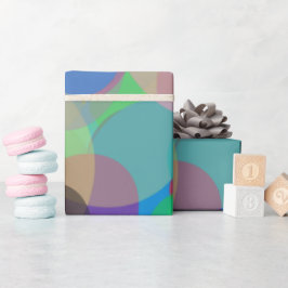 Schönes Abstraktes Farbenspiel Geschenkpapier