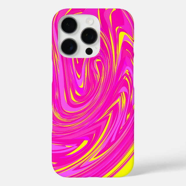 Schönes Abstraktes Marmordesign iPhone 16 Pro Hülle (Rückseite)