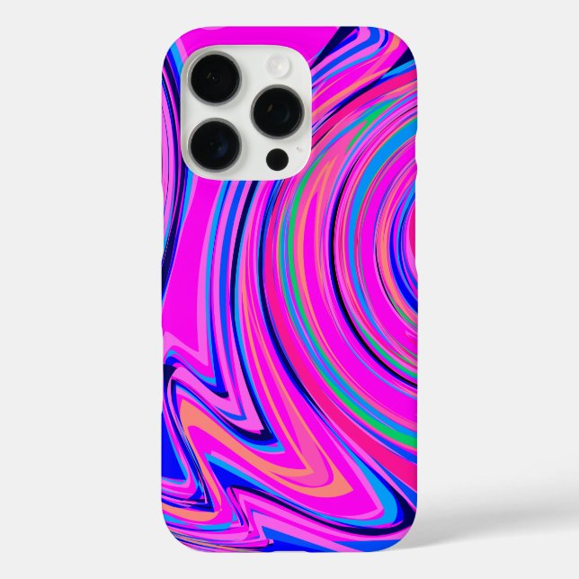 Schönes Abstraktes Marmordesign iPhone 16 Pro Hülle (Rückseite)