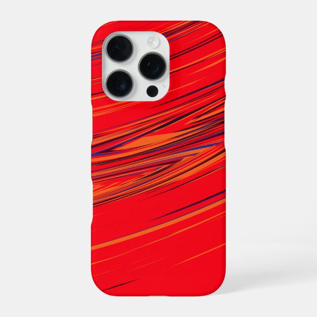 Schönes abstraktes Marmormuster-Design iPhone 16 Pro Hülle (Rückseite)