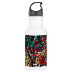 Schönes Abstraktes Muster Trinkflasche