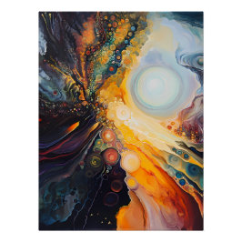 Schönes, Abstraktes Space Poster