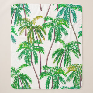 Schönes Acryl nahtlos blühendes Sommermuster w Sherpadecke