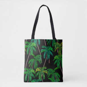 Schönes Acryl nahtlos blühendes Sommermuster w Tasche