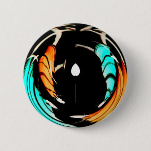 Schönes afrikanisches Motiv-Kunstposter Button