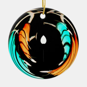 Schönes afrikanisches Motiv-Kunstwerk Keramik Ornament