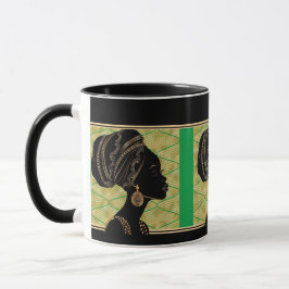 Schönes afrikanisches Schwarzes Gold Tasse