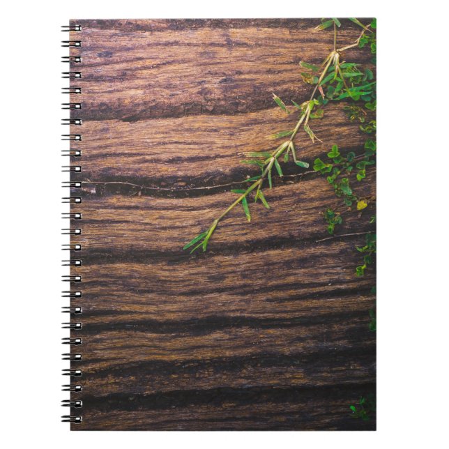schönes altes Holz Notizblock (Vorderseite)