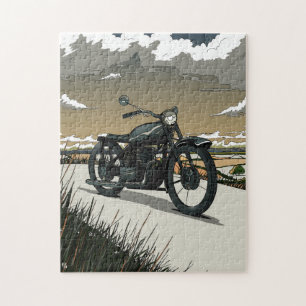 Schönes altes Vintage-Motorrad