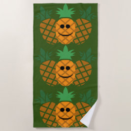 Schönes Ananas-Design - Strandtuch