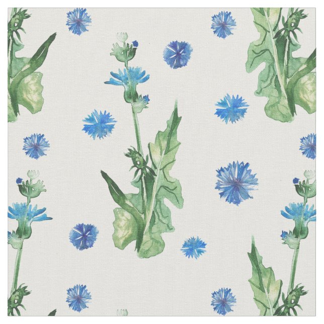 Schönes Aquarellblumenmuster Stoff (Nahaufnahme)