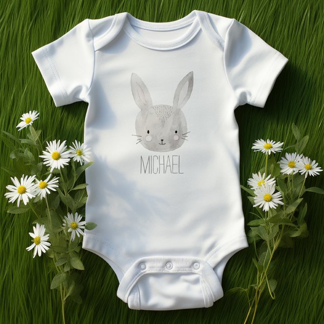 Schönes Aquarellbunny Baby Strampler (Von Creator hochgeladen)