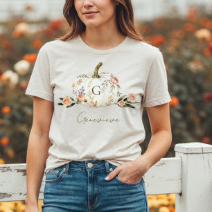 Schönes Aquarellenkürbis Tri-Blend Shirt